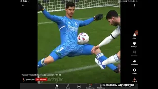 tutorial tiro del sin huevos de Messi en FIFA 23