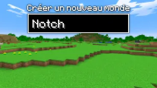 A quoi ressemble la seed Notch sur Minecraft ALPHA ?