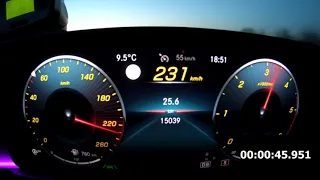 Mercedes CLA220d Shooting Brake 0-100 0-200 0-240 km/h (X118) Topspeed