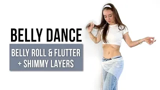 Belly Dance Tutorial Belly Rolls, Flutters, and Shimmy Layering at Home Class- Acid Arab