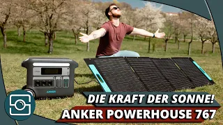 ☀️ DIE KRAFT DER SONNE FÜR DEINE TECHNIK! 💻 Anker PowerHouse / Solargenerator 767 Review