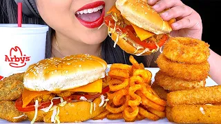 ASMR FRIED CHICKEN BURGER, MOZZARELLA STICKS, ONION RINGS, Jalapeño Poppers (NO TALKING) ASMR Phan