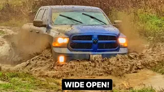 Dodge MUDDING 4X4 STORMING!