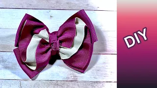 “Laço franzido” fácil de fazer | DIY ribbon bows easy to make | Como fazer laços de fita | vídeo 30