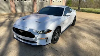 2018 FORD MUSTANG GT 5.0L V8 AUTOMATIC WHITE DUAL EXHAUST USED FOR SALE SPE SEE WWW.SUNSETMOTORS.COM