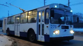 🔵Троллейбус 2008 года! Поездка на троллейбусе №276; ЗиУ-682Г-016(012); город Балаково; RABA-718