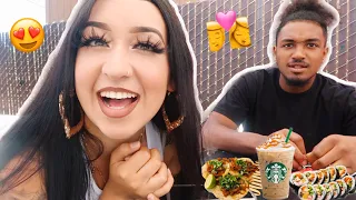 My Boyfriend Controls what I Eat for 24 Hours!!