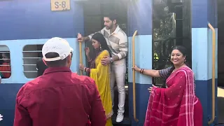 BTS! Sasu Ma Ne Meri Kadar Na Jani station ka scene shoot