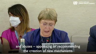 HRC50 | Michelle Bachelet on minorities in Myanmar