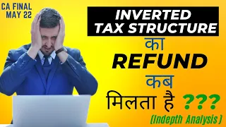 Refund Under Inverted Tax Supply || Indepth Anlaysis || ||Indirect Taxation|| || CA Final ||