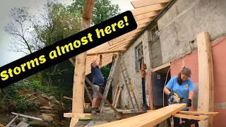 EP35. RACE Against Time: Waterproofing our Irish Country House Homestead Ireland #DIY #Renovation