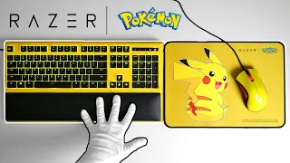 Pikachu Mouse & Keyboard Unboxing - Razer x Pokémon Limited Edition PC Gaming + Earbuds