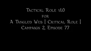 c2e77 Tactical Role