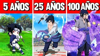 SOBREVIVÍ 100 AÑOS como SASUKE en GTA 5!! (Naruto mod)