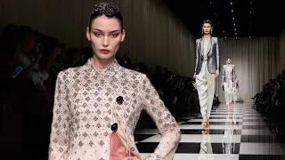 Armani Prive Fashion Fall Winter 2023/2024 Haute Couture in Paris | Clothes and accessories