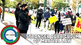 Fil-Canadian youth call for stronger Martial Law teaching in PH schools | TFC News British Columbia