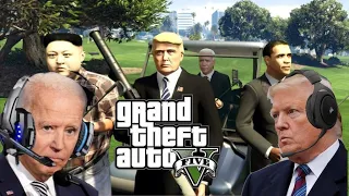 US Presidents Trump Assassinates Kim Jong Un In GTA 5