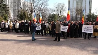 Акция протеста «Нашей партии» против плана Плахотнюка по изменению избирательной системы. 30.03.2017