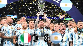 Argentina 3 x 0 Final Finalissima 2022 Extended HighLight Full HD 🎤《عصام الشوالي》