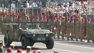 Ukraine Holds Military Parade to Celebrate Independence Day