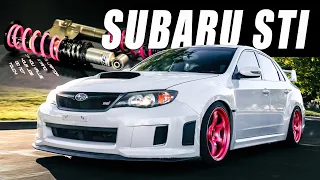 BEST SUSPENSION SETUP?! 2011 Subaru WRX STI Gets ST Coilovers & More!