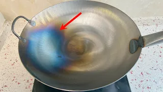 Do not burn the new iron pot directly, it is equal to eating the coating! Teach you the correct way