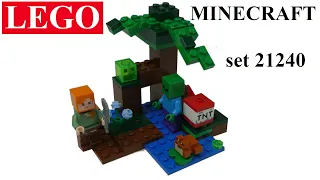 LEGO MINECRAFT set 21240 - Unboxing and Build  (TUTORIAL)