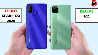 TECNO SPARK G0 2020 VS REALME C11 _Full Comparison _Which is best?🔥🔥🔥