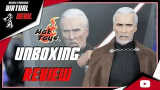 HOT TOYS - COUNT DOOKU - STAR WARS !!! UNBOXING & REVIEW !!!