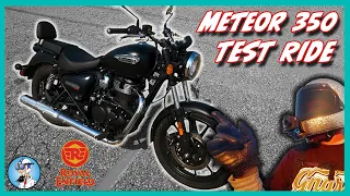 Royal Enfield Meteor 350 test ride and first impression.