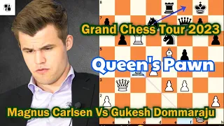 The Clash of Chess Titans Magnus Carlsen Battles Gukesh Dommaraju in Grand Chess Tour 2023 Showdown!