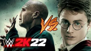 HARRY POTTER VS VOLDEMORT, WHO WILL SURVIVE? (WWE 2K22)