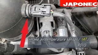 Honda Civic intake air temperature sensor replacement P0113