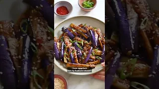 Spicy Eggplant Stir Fry 🍆 my favorite way to eat eggplant
