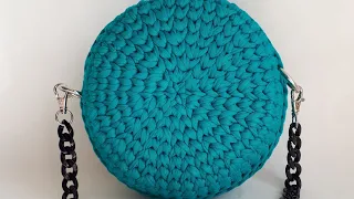 Part 1 master class in knitting a round bag