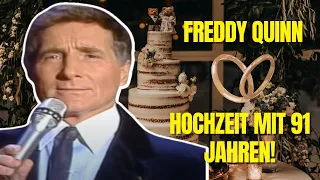 FREDDY QUINN: Erste Hochzeit mit 91 Jahren! 😍