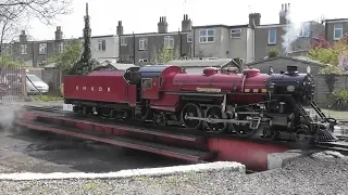 RH&DR Winston Churchill in Hythe terminus station