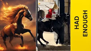 THE KING’S HORSE FINALLY HAD ENOUGH!