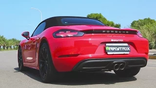 2017 Porsche 718 Boxster S | Armytrix Advanced Valvetronic Exhaust - No Music, Just Sounds