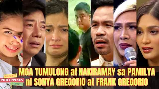 NAKAKAIYAK! Mga TUMULONG at NAKIRAMAY sa PAMILYA ni SONYA GREGORIO at FRANK GREGORIO