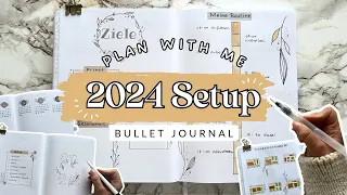 Ideen für dein Bullet Journal Setup 2024 🌼✨ PLAN WITH ME