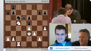 Magnus Carlsen Reaction When He Learns Anish Giri Is Going To Play The World Rapid Championship 😂😂