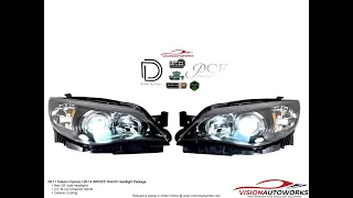 Subaru WRX STi Retrofit Headlights - 2.5" Bi-LED - VisionAutoworks