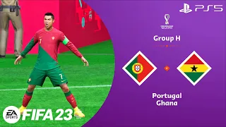FIFA 23 - Portugal vs Ghana - FIFA World Cup Qatar 2022 - Group Stage Match - PS5™ Gameplay