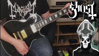 GHOST  "He Is" - Guitar Solo COVER