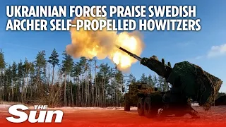 Ukrainian soldiers happy with fast and accurate Swedish Archer howitzer