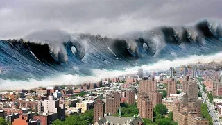 2 minutes ago in Maine, USA! Storm surges and flash floods dragged houses into the sea