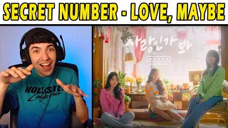 SECRET NUMBER - "Love, Maybe" MV REACTION! | THIS SONG IS SOOO SOOTHING!