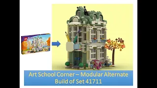 LEGO MOC Art School Corner - Alternate Build of Set 41711