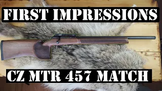 CZ MTR 457 Varmint .22LR first impressions review